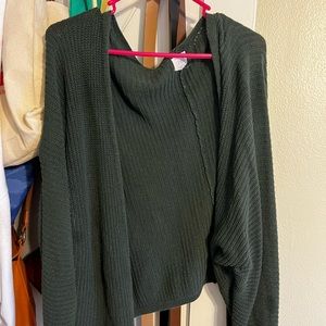 Green Cardigan